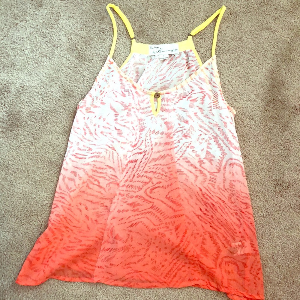 Sheer tank top